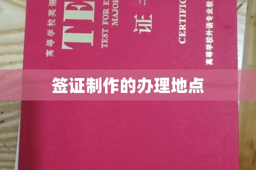 逊克签证制作的办理地点