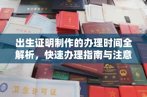 逊克出生证明制作的办理时间全解析，快速办理指南与注意事项
