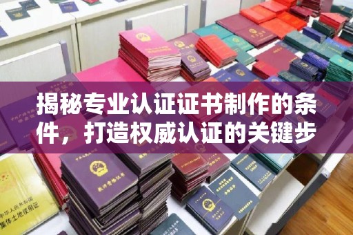 逊克揭秘专业认证证书制作的条件，打造权威认证的关键步骤