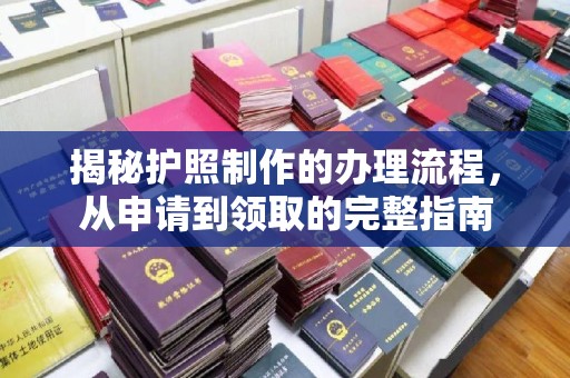逊克揭秘护照制作的办理流程，从申请到领取的完整指南