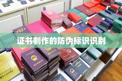 逊克证书制作的防伪标识识别